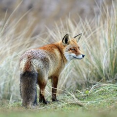 Red fox (Vulpes vulpes), Waterleidingduinen, North Holland, Netherlands