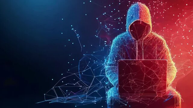 Hacker scammer computer.