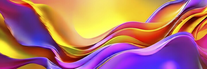 Fototapeta premium 3d rendering of colorful abstract changing glass design, AI generated