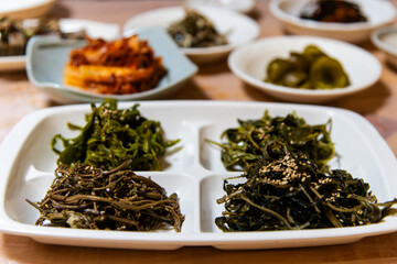 seasoned wild greens