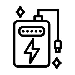 Obraz premium powerbank Line Icon