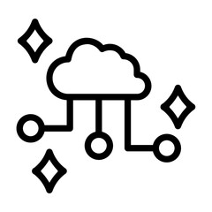 cloud Line Icon