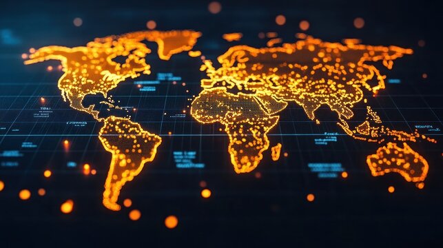 Global network data visualization