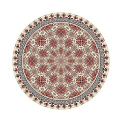 Circular pattern in traditional Palestinian style, vector design element