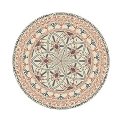 Circular pattern in traditional Palestinian style, vector design element