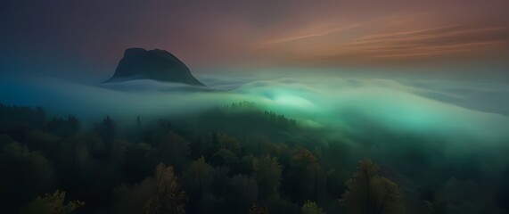 A dreamlike atmosphere where colors of nature come together in blissful harmony