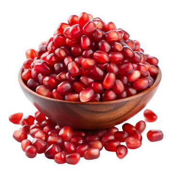 recommend clip art: pomegranate seeds on white background