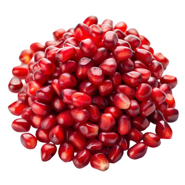 recommend clip art: pomegranate seeds on white background