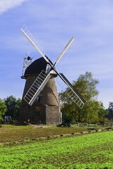 Mill in Hagenow Heide, Mecklenburg-Western Pomerania, Germany, Europe