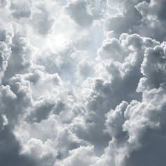 Obraz premium blue sky with clouds