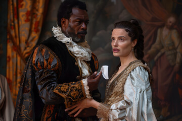 Dramatic Confrontation between Othello & Desdemona in Shakespeare’s Tragedy Othello