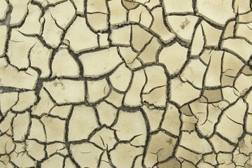 Clay soil burst open due to prolonged dryness, background image, Germany, Europe