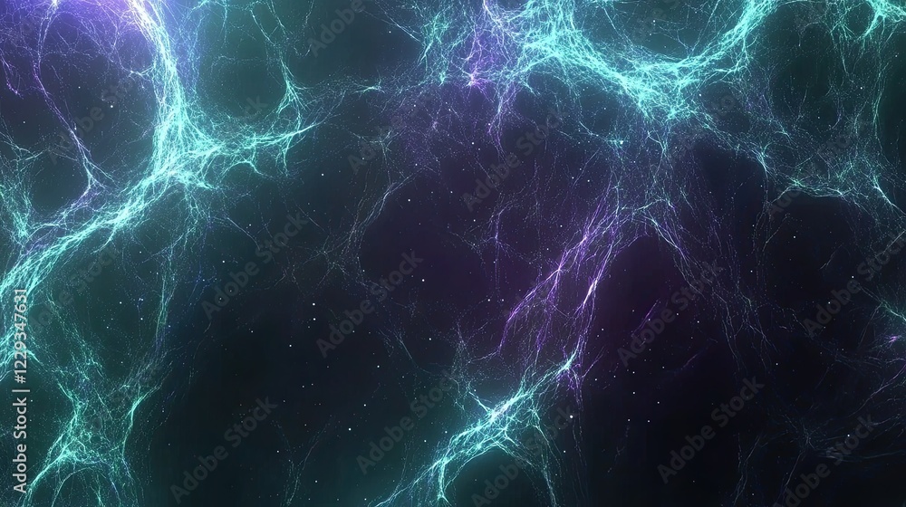 Poster abstract tech backdrop. image. science theme. big data visualization. 3d rendered