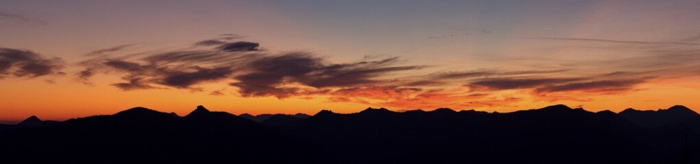 Sunrise, Berchtesgadener Land, Upper Bavaria, Bavaria, Germany, Europe