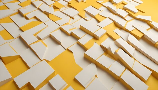 Fondo abstracto amarillo y blanco con l&iacute;neas diagonales