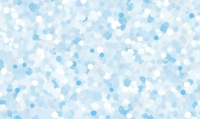 Abstract Sky Blue Circles Background:  A seamless pattern of various sized light blue and white circles, creating a soft, ethereal and airy background perfect for graphic design, branding, websites.