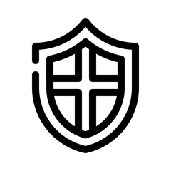 data security line icon