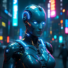Fototapeta premium Guardian of the Future