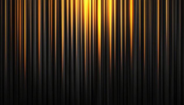 Bright, glowing digital code in orange and yellow hues, streaming across a shadowy background, ideal for tech and data visualization themes