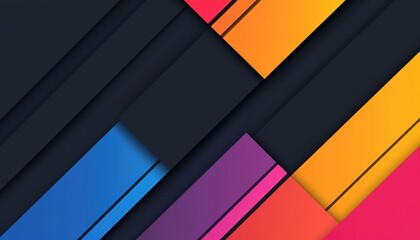 Abstract dark gradient with sharp diagonal lines, creating a clean and professional look for contemporary themes