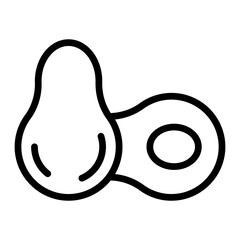 Healthy Fats Vector Line Icon Design