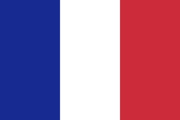 Flag of France, Vector illustration