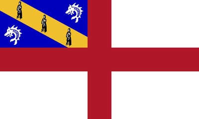 Obraz premium Flag of Herm, Vector illustration