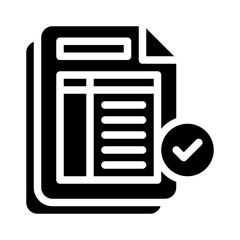 data table glyph icon