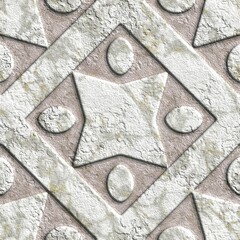 3D effect seamless background, wallpaper decoration stone pattern