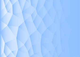 青グラデーションポリゴン模様背景イラスト