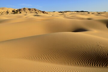 Sanddunes of Al Khaluf desert, Sharqiyah, Oman, Arabia, Asia