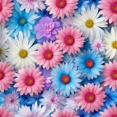 Fototapeta premium Mixing flowers 