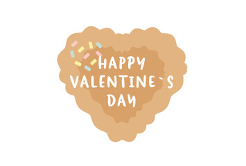 バレンタイン　ハート　イラスト