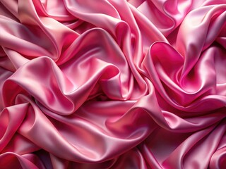 Fototapeta premium Elegant pink silk fabric designsâ€”ready-made templates for stunning beauty & fashion posters, wallpapers, and covers.