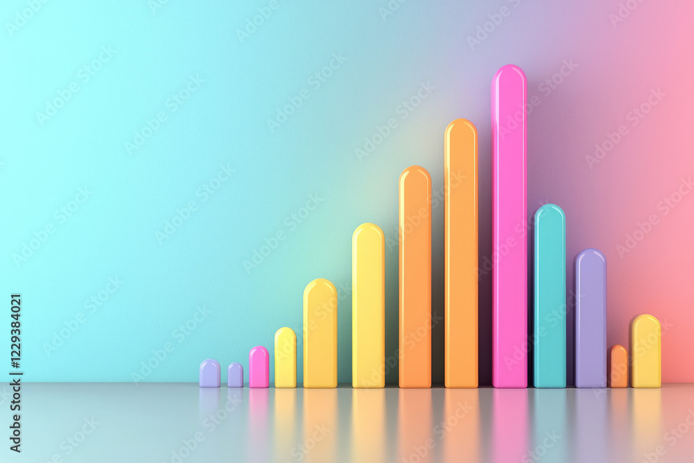 Poster a high-resolution illustration of a progress bar gradually filling up, superimposed on a dynamic abs