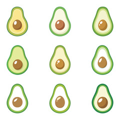 avocado vector nine style looks delicious