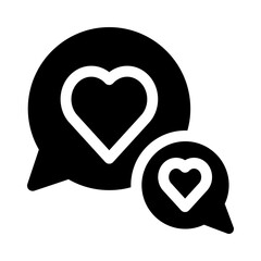 self love glyph icon
