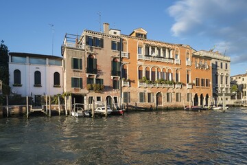 Fototapeta premium Palazzo on the Grand Canal, Cannaregio, Venice, Veneto, Italy, Europe