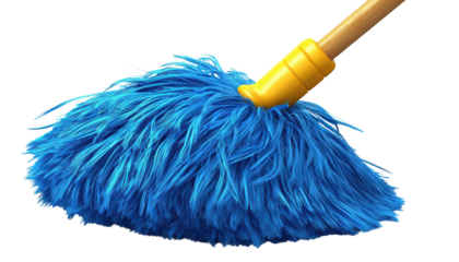 Mop isolated on transparent background