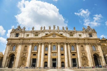 St. Peter's Basilica, St. Peter's Square, Vatican city, Vatican, Rome, Lazio, Italy, Europe
