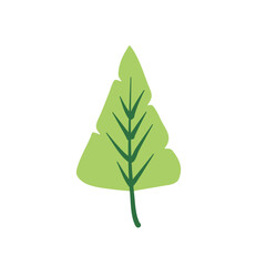 Flat minimal tree vector
