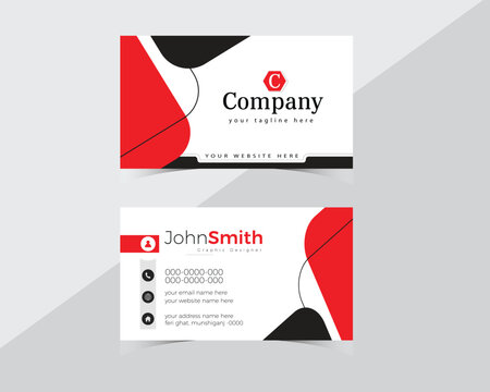 Red & Black Business Card Collection