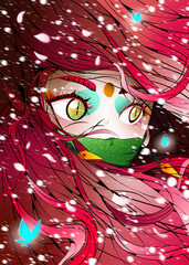 She is brave and a really good person illustration