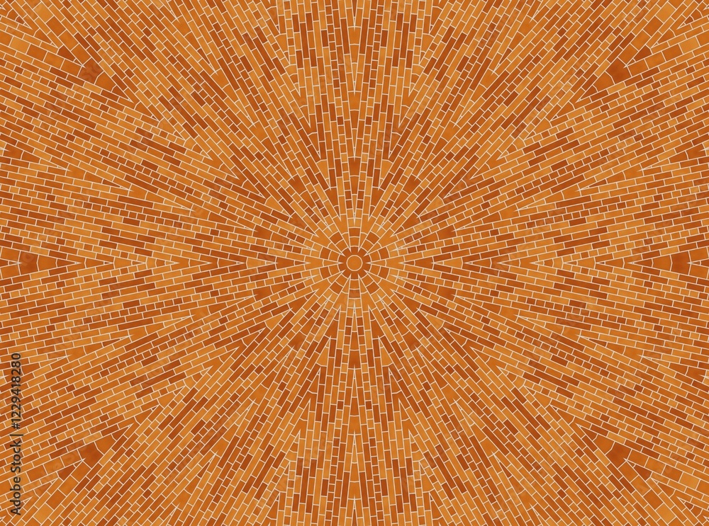 Poster background with abstract brick pattern