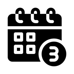 countdown glyph icon