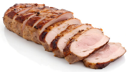 Fototapeta premium Sliced Meat. PNG.
