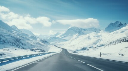 Snowy Mountains and Highway