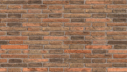 Old multicolor brick wall texture. Seamless pattern. Texture for background or realistic rendering.