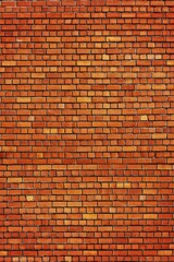 Orange brick wall background