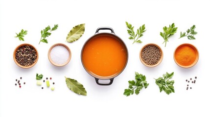 Essential Seasoning Set for Delicious Soups and Broths Preparation